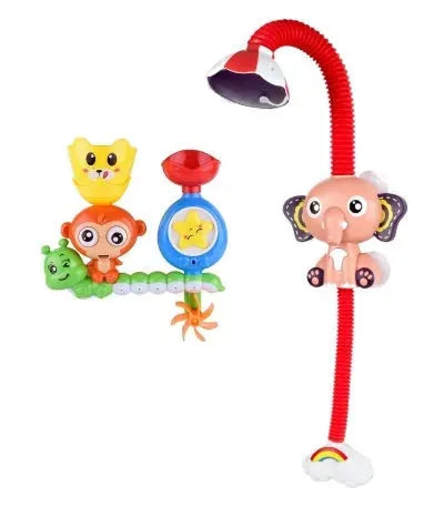 Elephant shower baby bath toy set - Bellarte Enchanté Elephant shower baby bath toy set